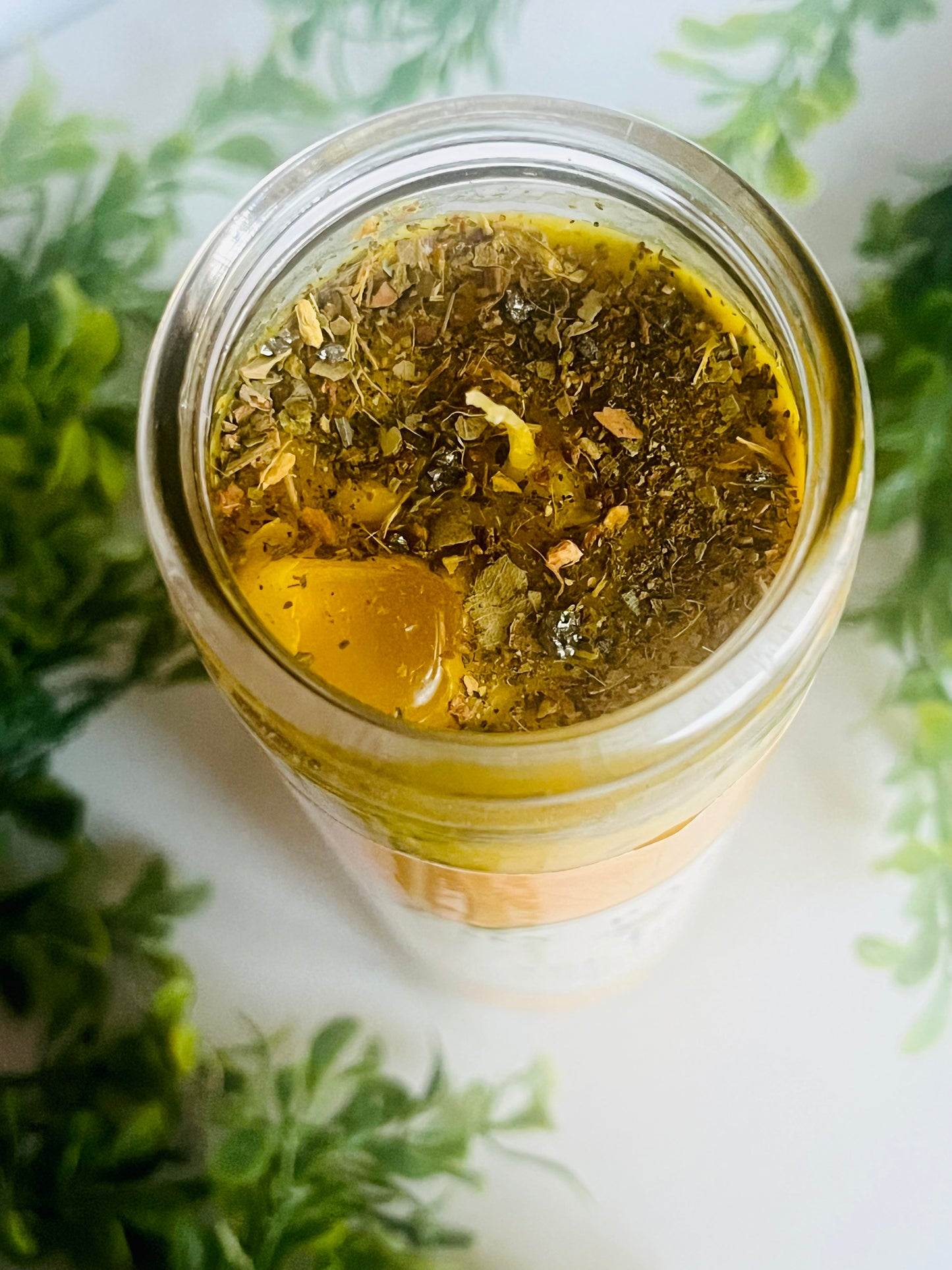 My Paths Are Open – Ritual Candle with Crystals and Herbs