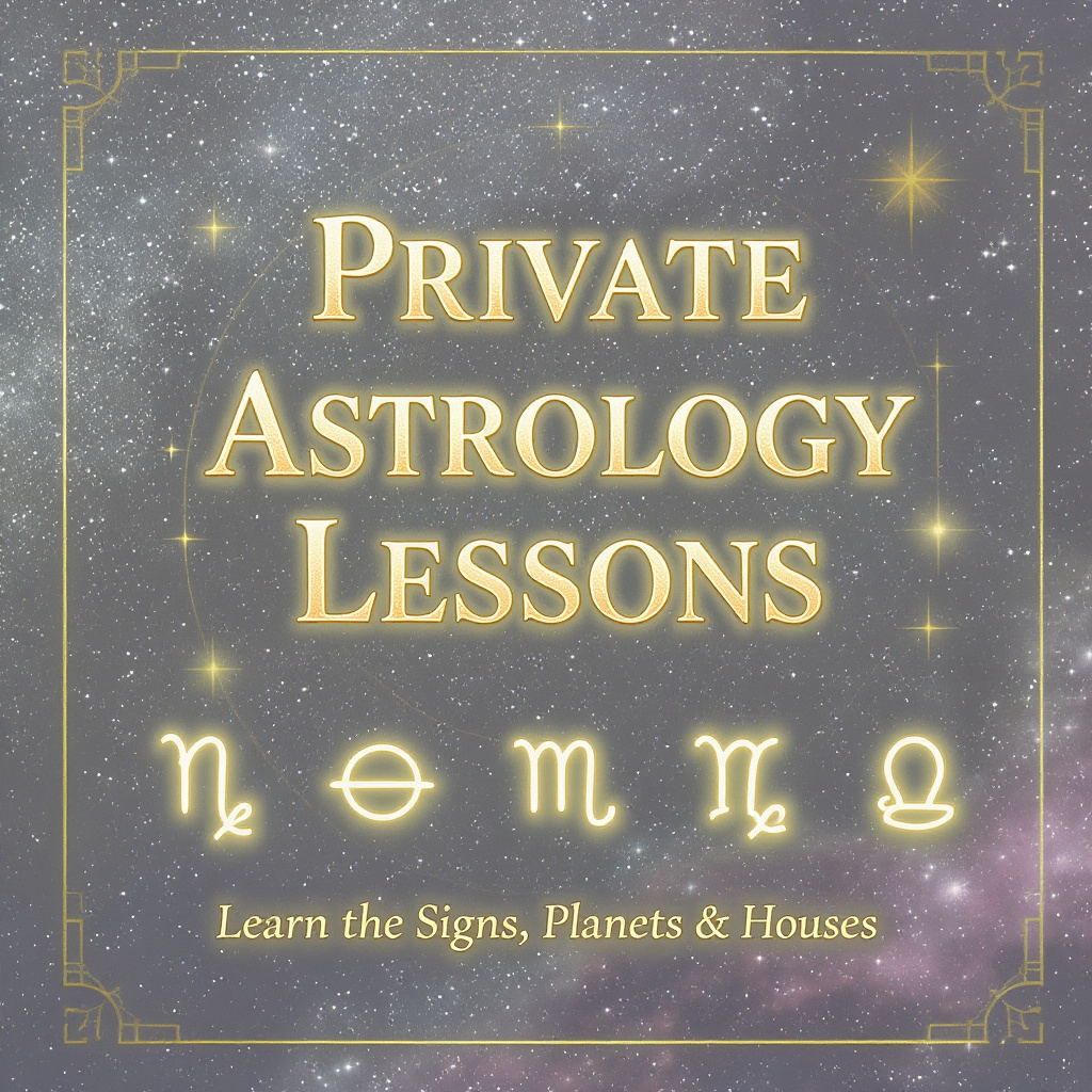 Private Astrology Lessons with Adam