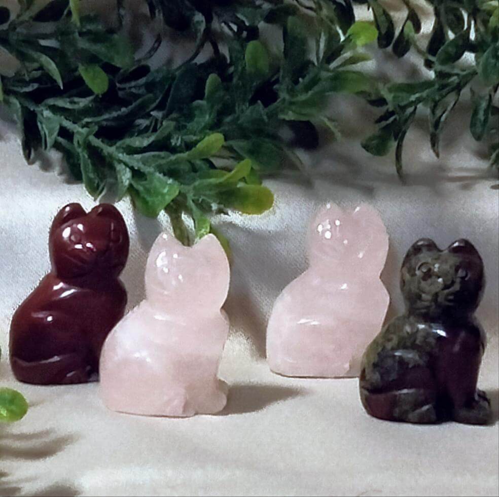 Cat Crystal Carving - Moonsence