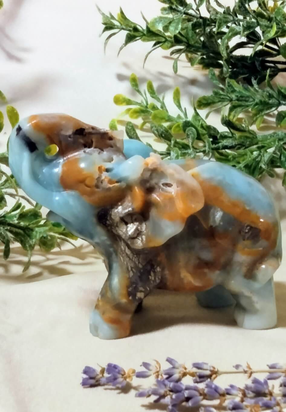 Caribbean Calcite Elephant - Moonsence
