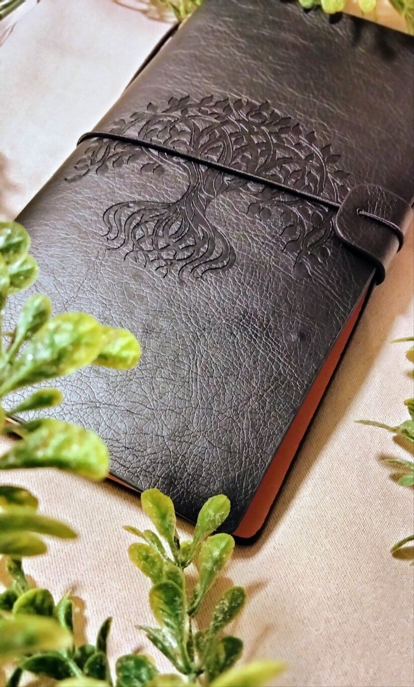 Black Leather Magic Journal - Moonsence